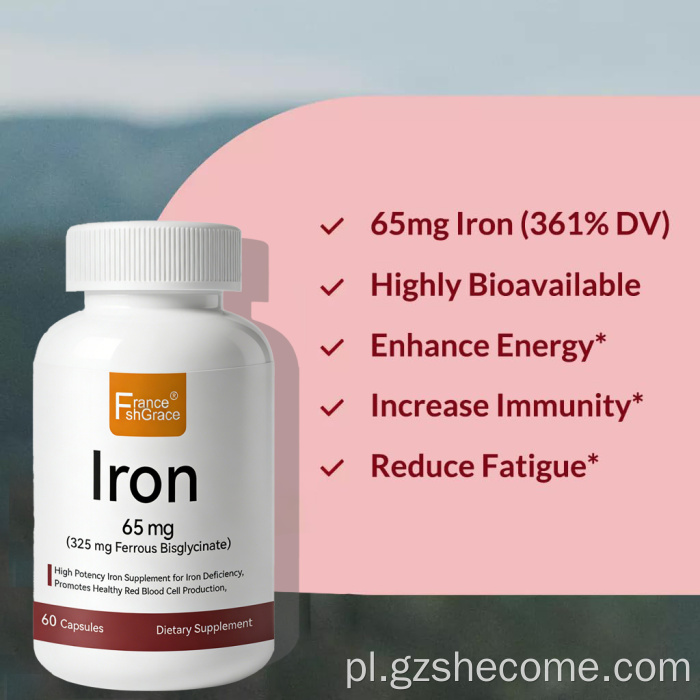 Shecome Iron Capsules Tworzenie czerwonych krwinek
